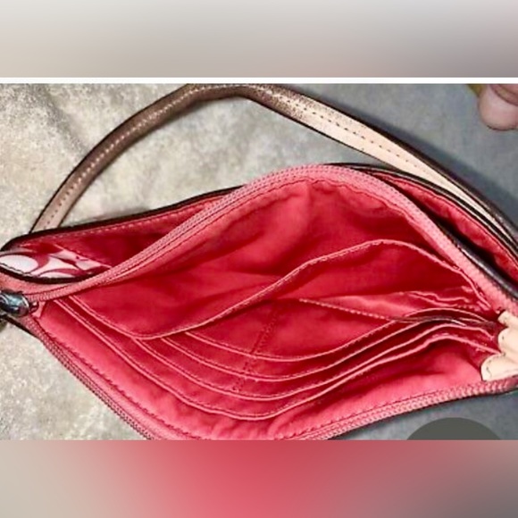 Coach signature Payton Go Go Multi Color wristlet wallet purse clutch bag - Picture 5 of 5